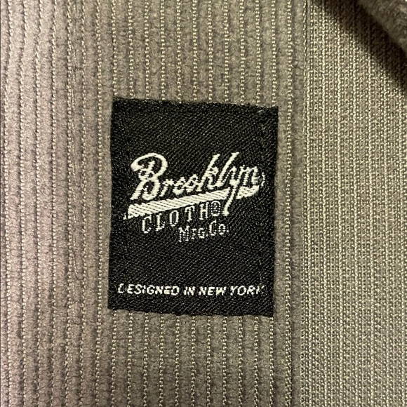 Brooklyn Cloth Men's Casual Gray Button-Down Shirt/Shacket - Picture 2 of 3